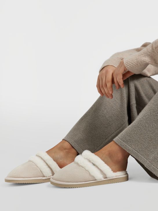 ESPRIT Pantoffel beige