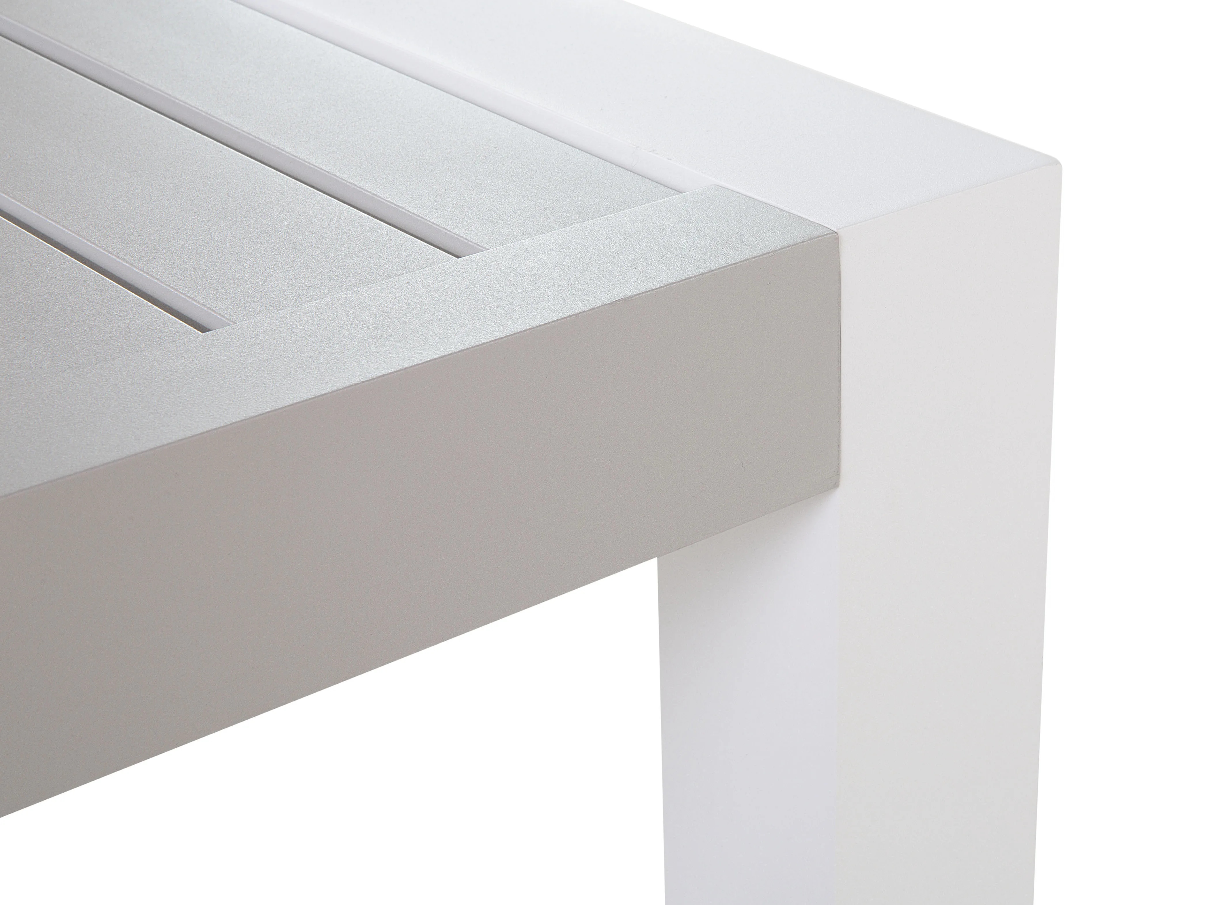 Tuin hoekloungeset met tafel 6-zits CASTELLA linkszijdig Metaal Grijs