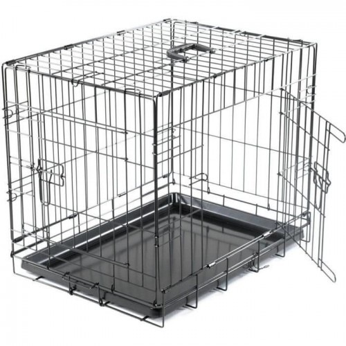Gaiola dobrável de metal para cães Vadigran