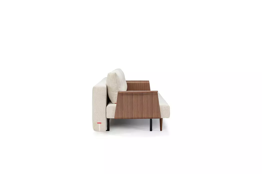 Schlafsofa mit Armlehnen Recast Plus dunkel