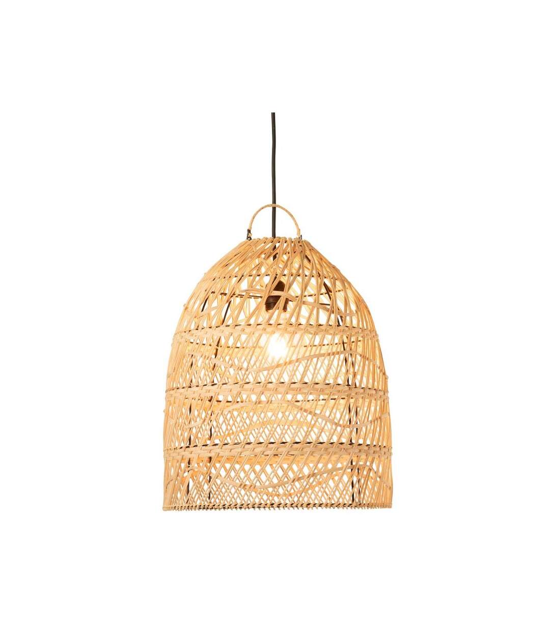 Paris Prix - Abat-jour En Rotin vague 51cm Naturel