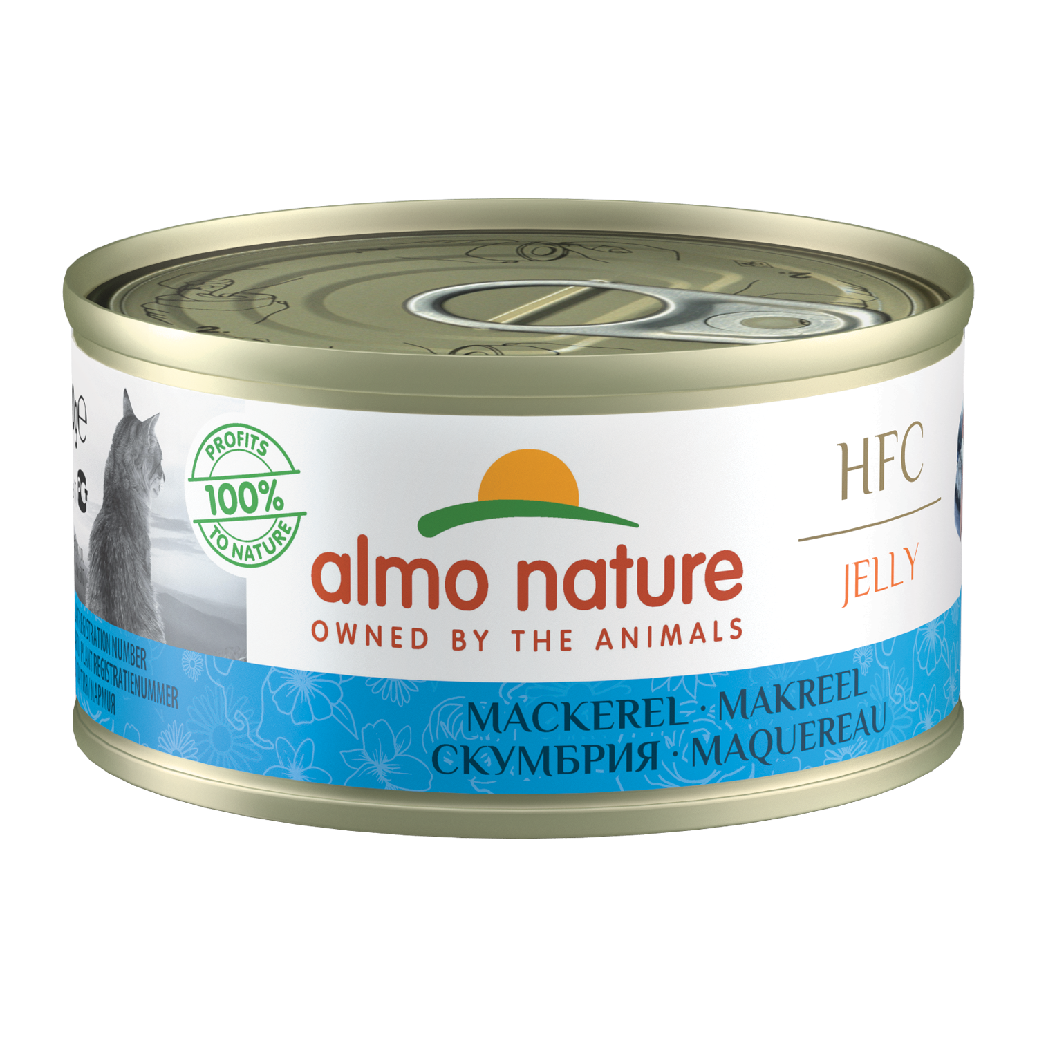 Almo Nature HFC 70 Jelly Kattenvoer - Blik - Makreel