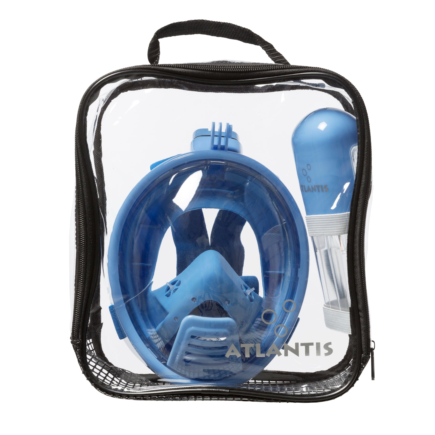 Atlantis 2.0 Full Face Mask Kids Snorkelmasker - Blue