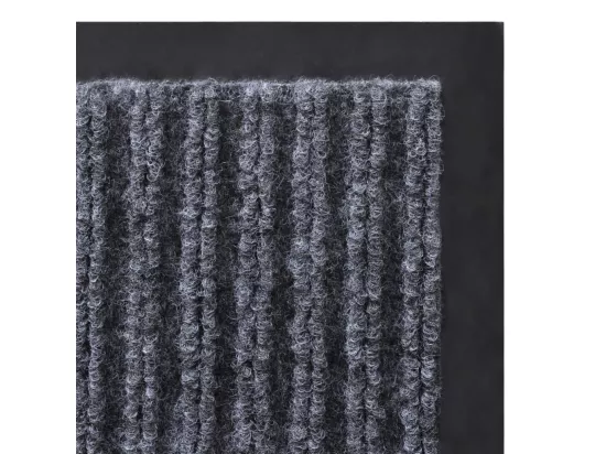 Paillassons 2 pcs PVC Gris 90x60 cm