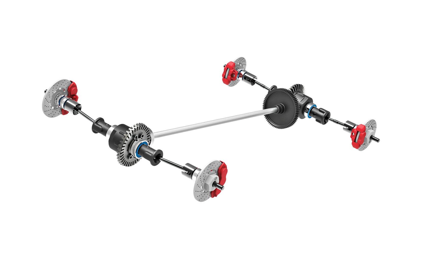 Tourenwagen Chassis 4TEC 2.0 4WD BL-2S ARTR, 1:10<br>On-Road Chassis mit Brushless Antrieb und RC-Anlage