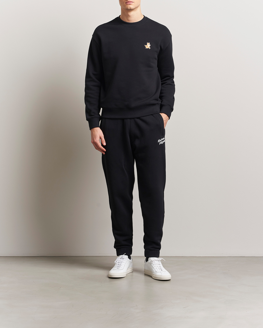 Maison Kitsuné Handwriting Sweatpants Black