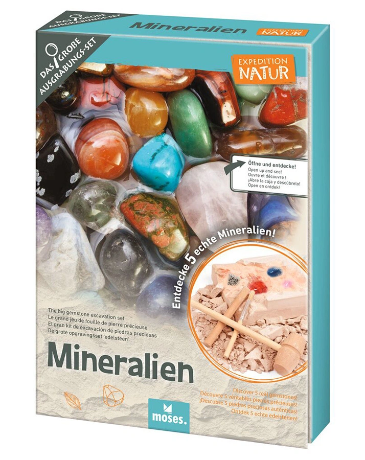 Ausgrabungsset EXPEDITION NATUR - MINERALIEN