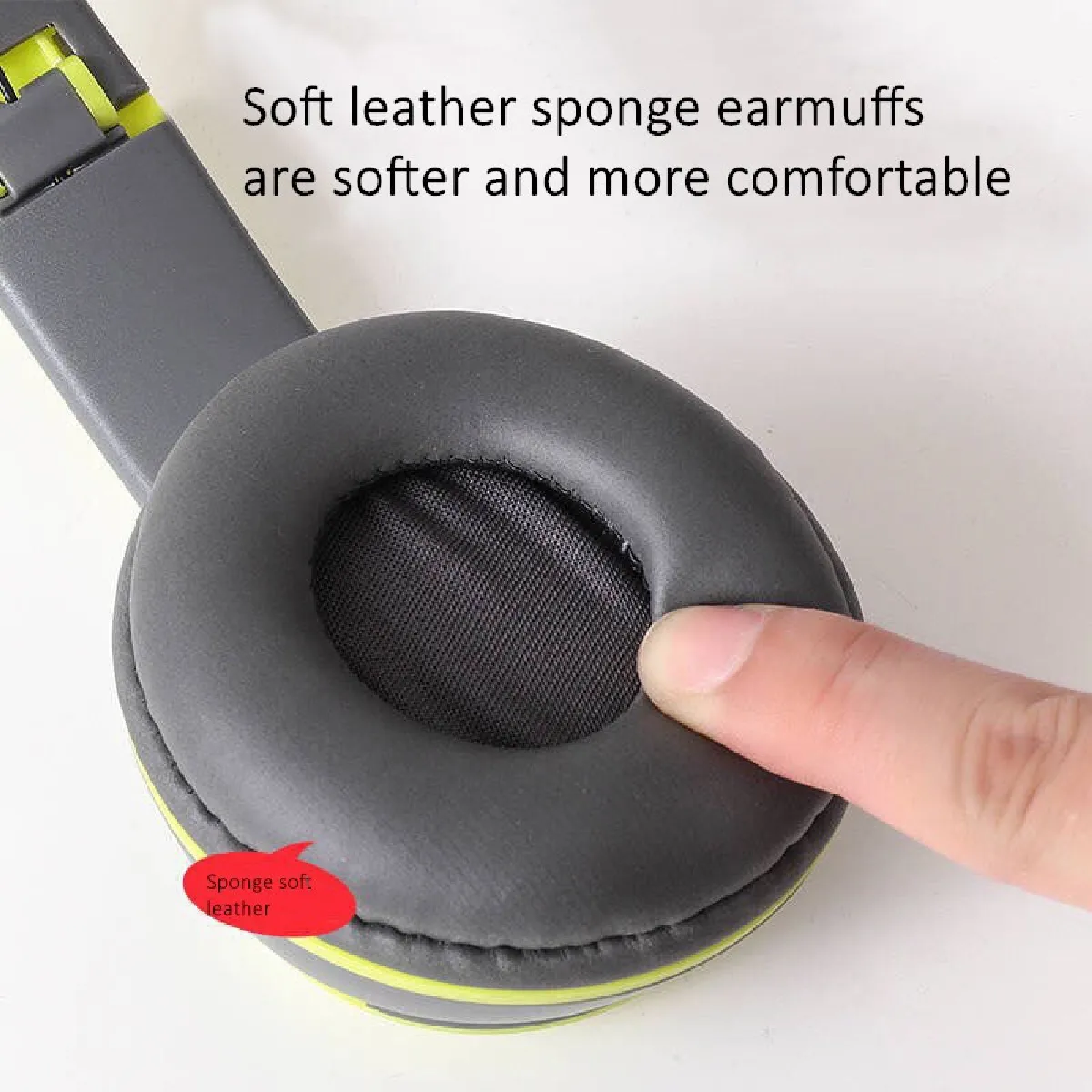 Universal Casque Bluetooth pliable - Vert