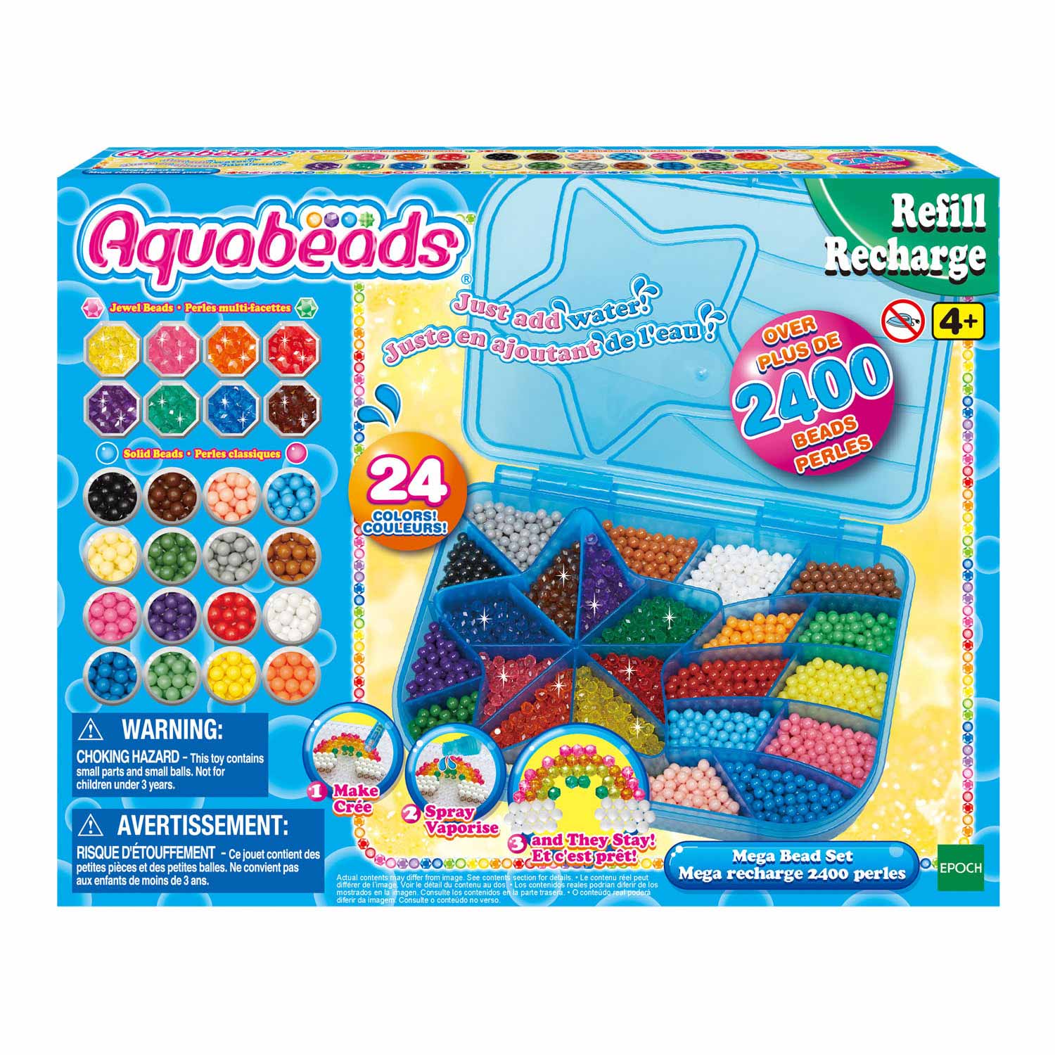 Aquabeads Mega Bead Set, 2400 parels