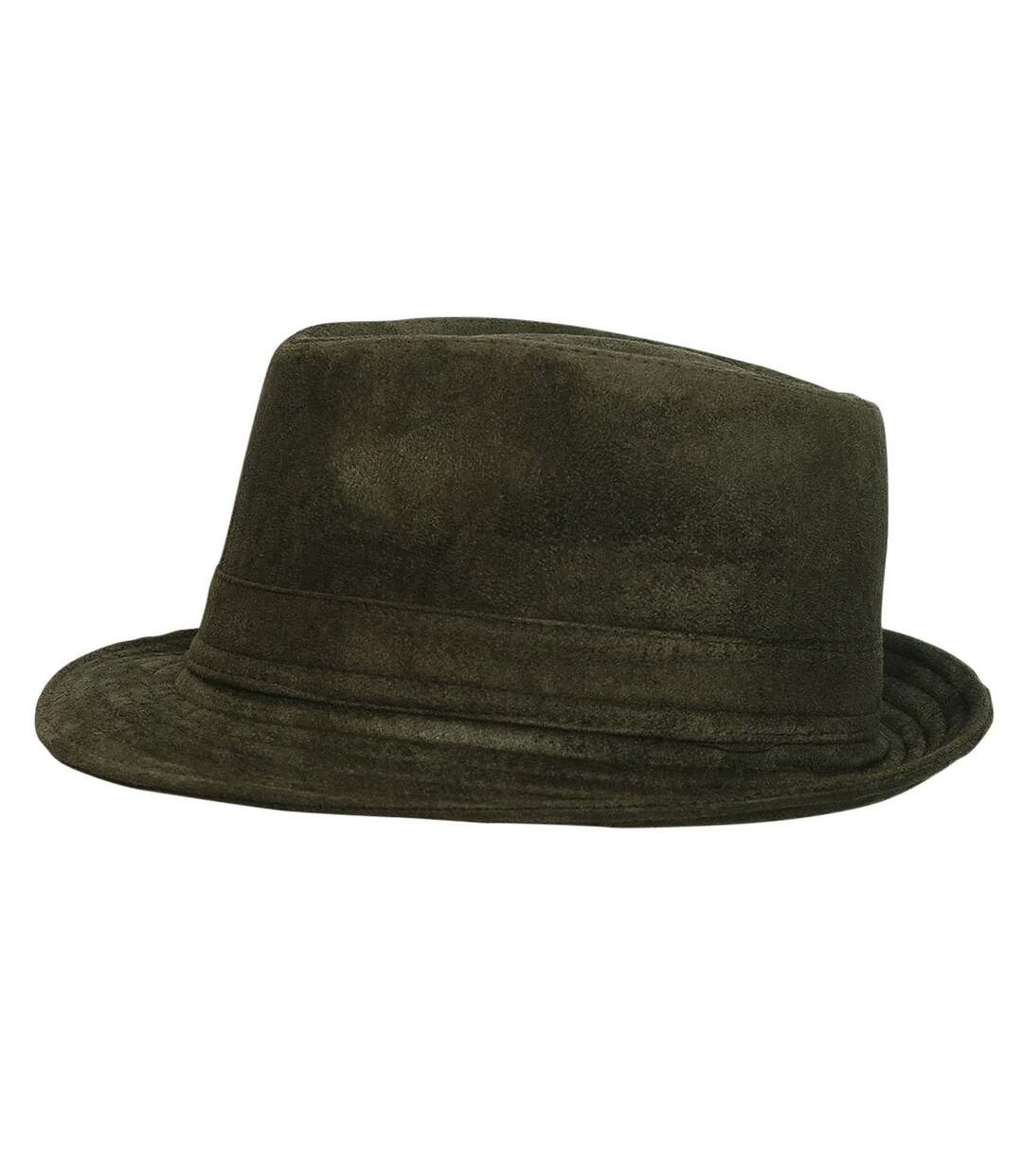 Chapeau trilby aspect daim