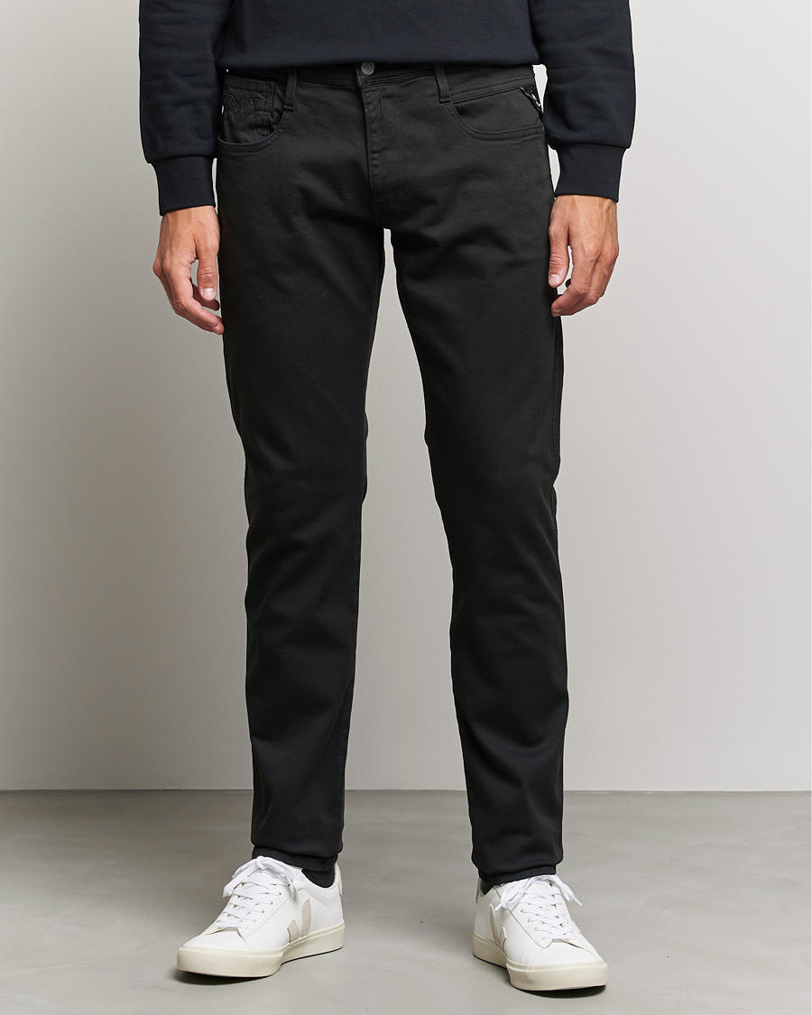 Replay Anbass Hyperflex X.Lite 5-Pocket Pants Black