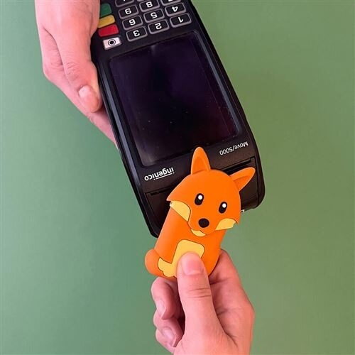 Terminal de paiement Money Walkie Porte monnaie sans contact Renard