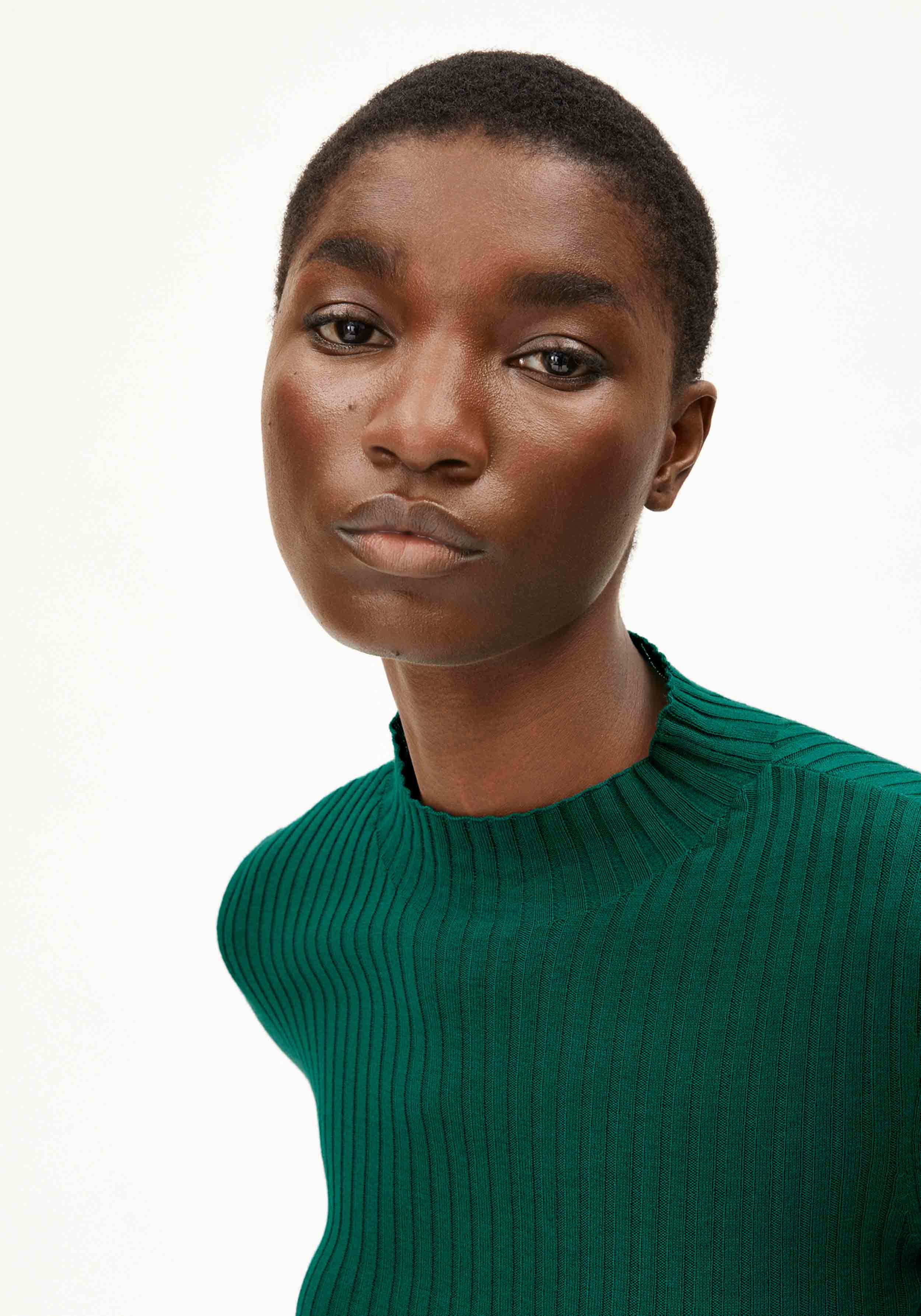 Armedangels Strickpullover Alaania Emerald Green