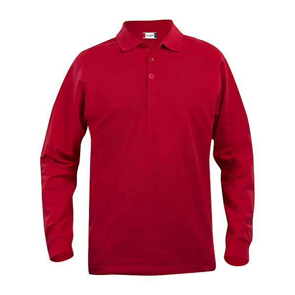 CLIQUE Polo ML Homme Rouge S