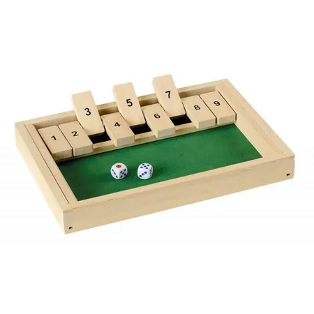 Beluga Klappbrett Holz, Würfelspiel