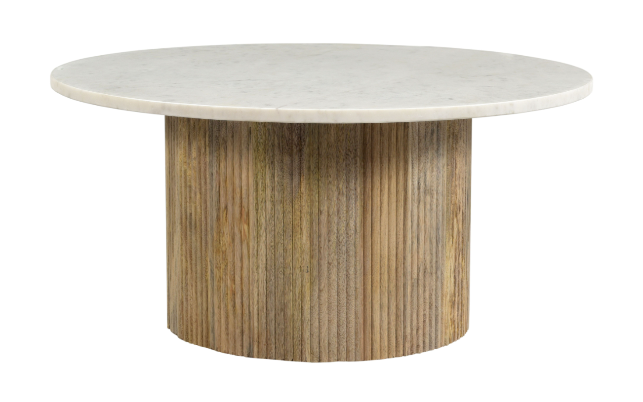 Salontafel Retro Wit Marmer