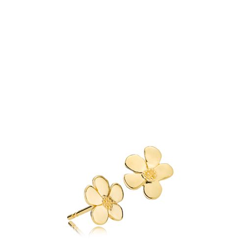 Izabel Camille Pansy Øreringe, Gold Plated