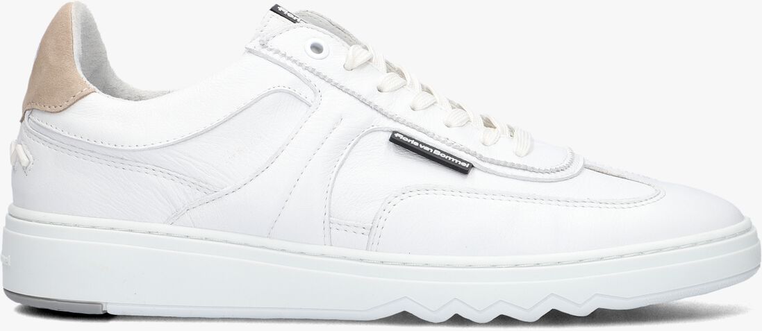 witte floris van bommel lage sneakers sfm-10216 de kupster