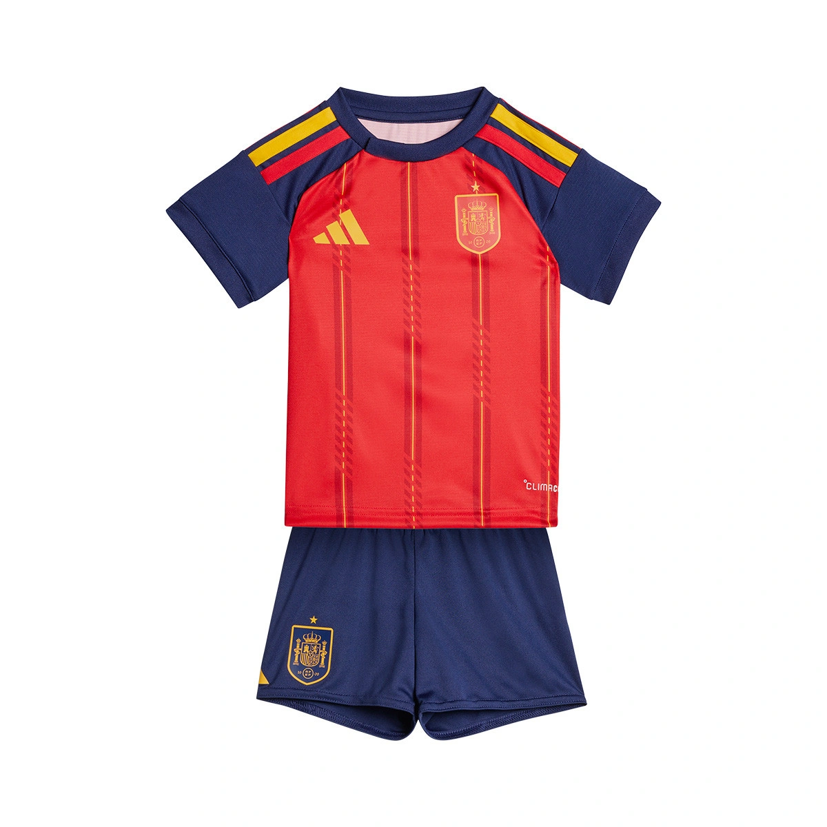Conjunto adidas Espanha Primeiro Equipamento Mundial 2026 Bebé