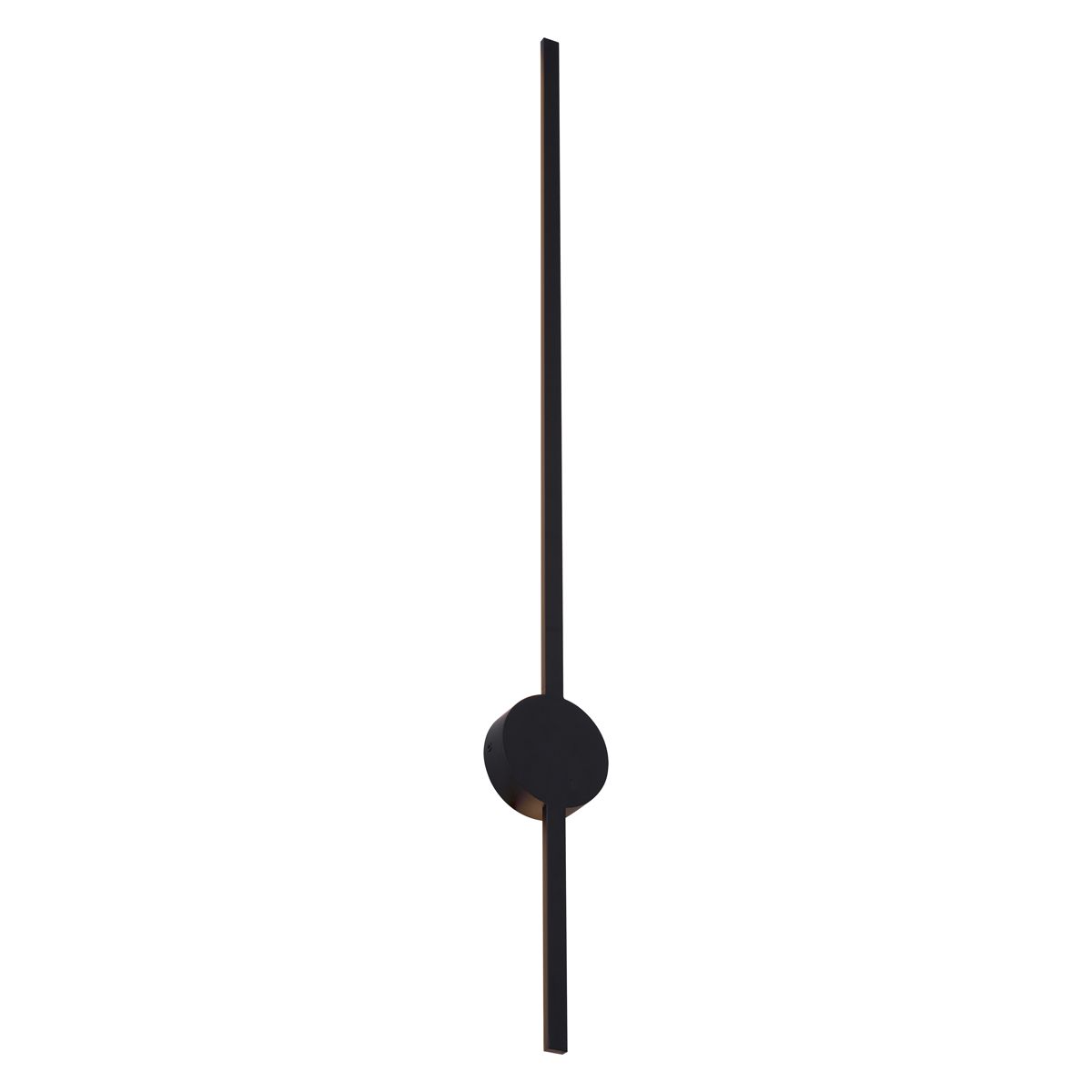 Moderne wandlamp zwart 100cm incl. LED - Clockwise