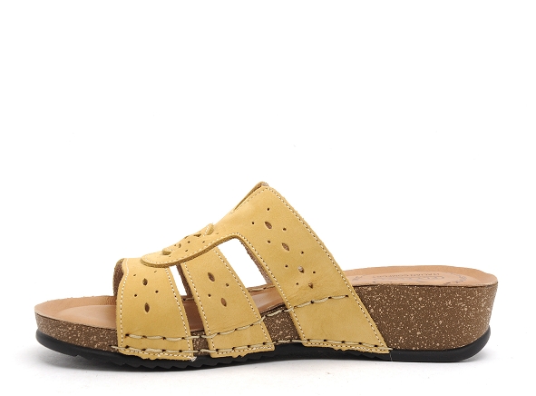 Flyflot mules et sabots plats femme flebo jaune