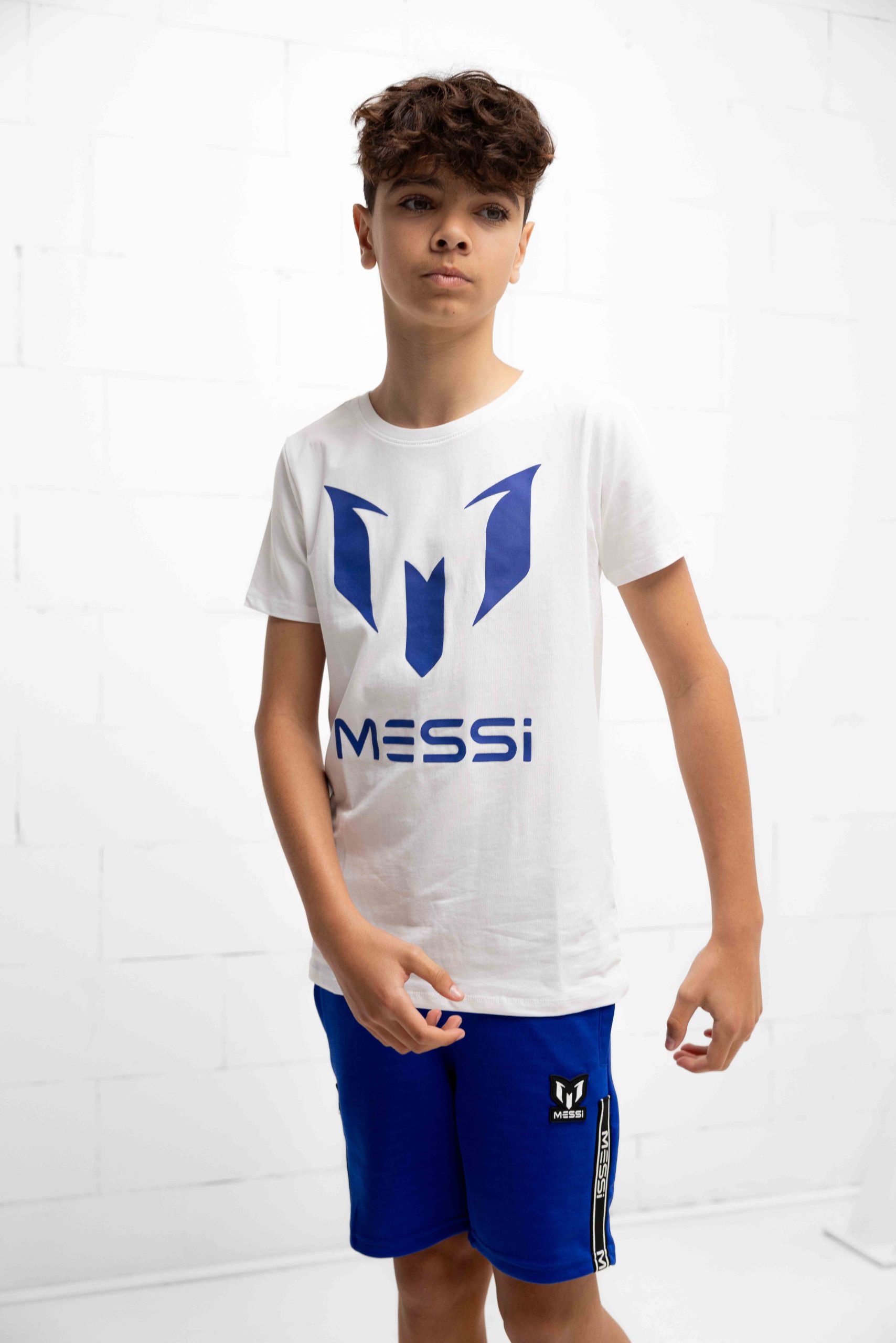 Vingino x Messi Logo T-Shirt Kids Wit