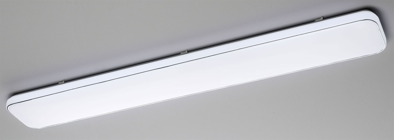 casaNOVA LED Deckenlampe SIMPLY 120 cm weiß /silberfarbig