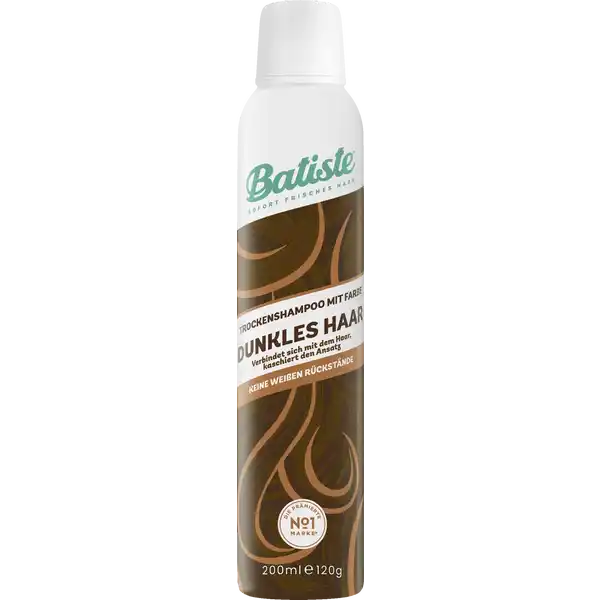 Trockenshampoo mit Farbe Dunkles Haar