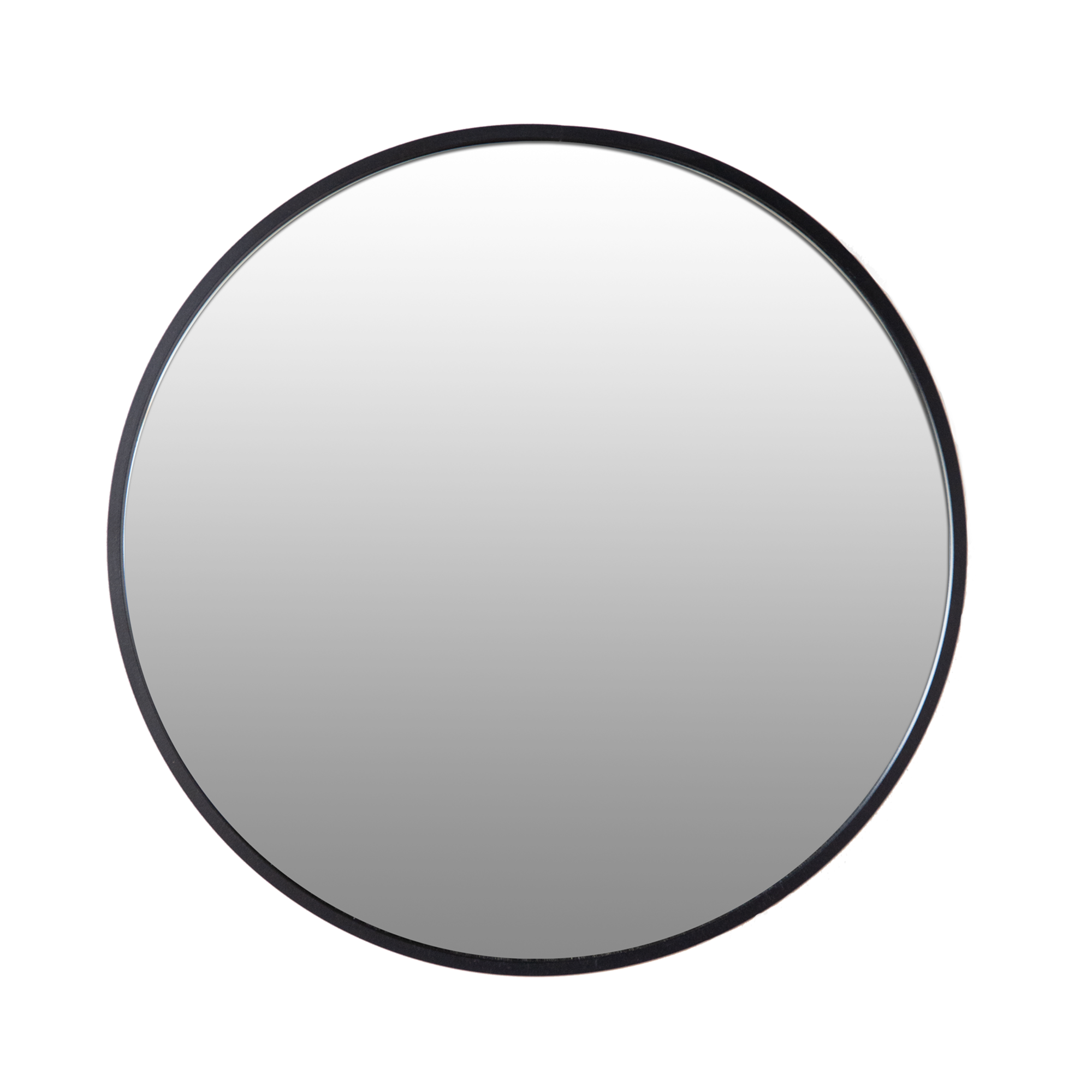 Spiegel rond 100 - zwart
