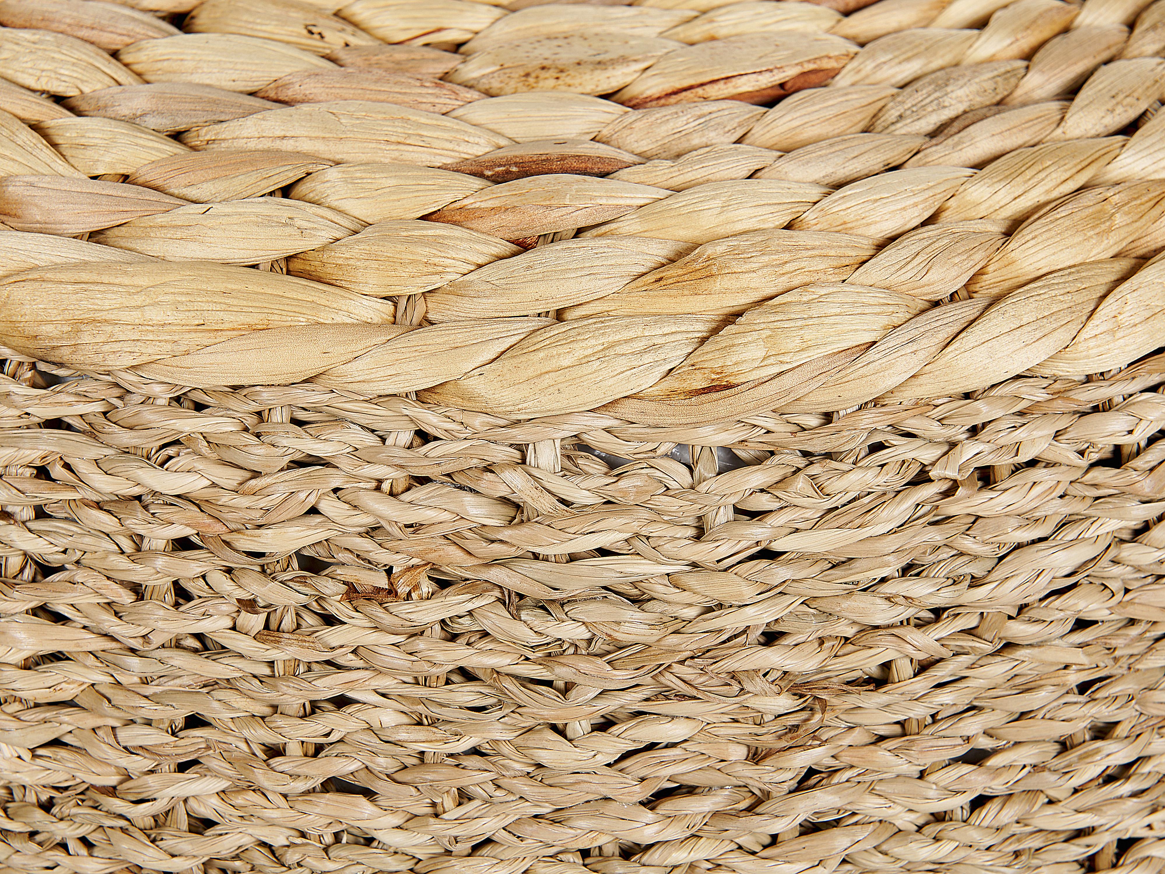 Poef BACKAN Waterhyacinth Beige