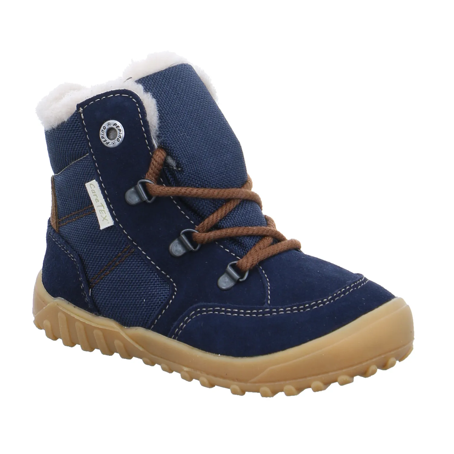 PEPINO Kleinkinder-Winter-Bottine Dunkelblau Leder  Bottine
