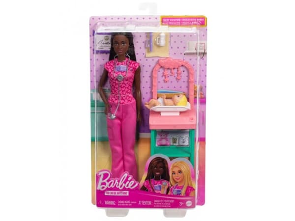 Barbie Barnelege Doktordukke JCR73 MATTEL