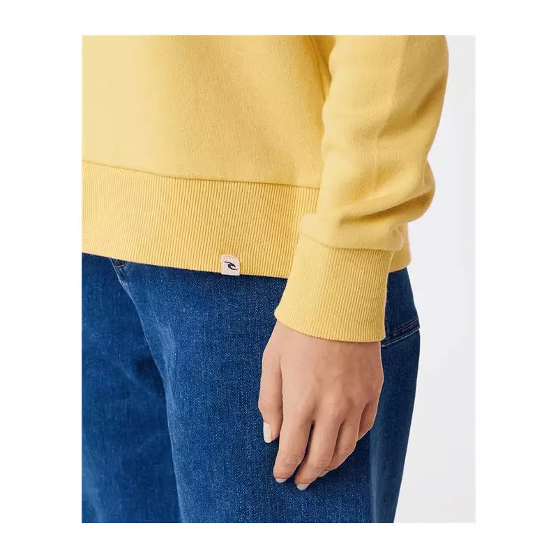 Sweat femme RIPCURL Latina Isla Fleece Hoodie Washed Yellow
