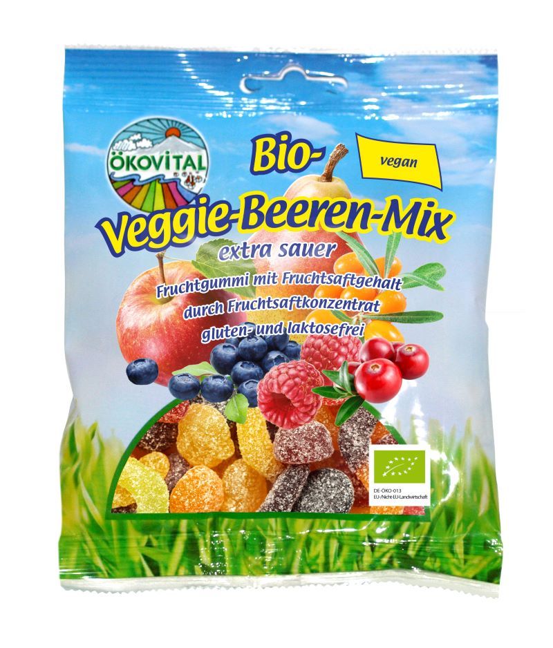 Økovital Vegansk Bærmiks Sur 80 g