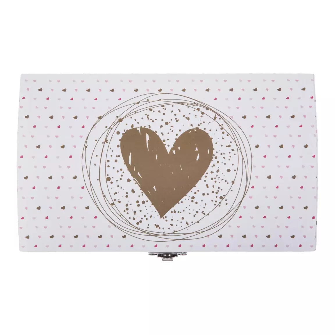 Boîte à bijoux enfant miroir Demoiselle Rose
