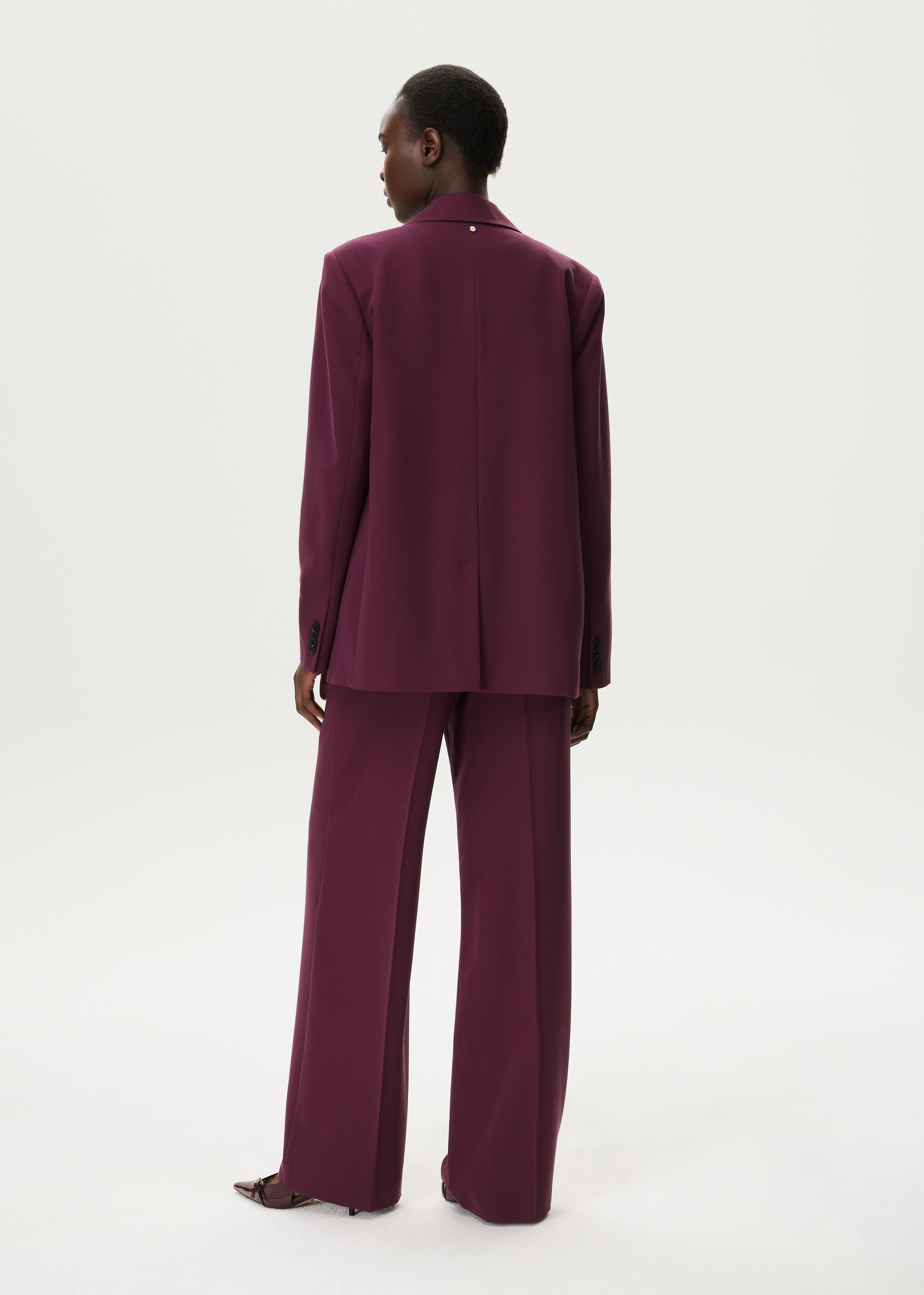 Pantalon met rechte pijpen