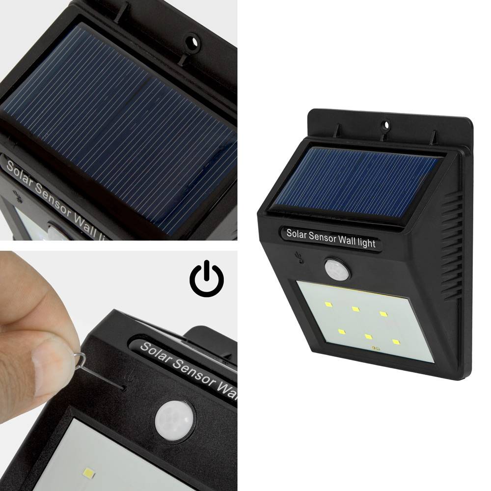 10er-Set Solarlampe mit Bewegungsmelder