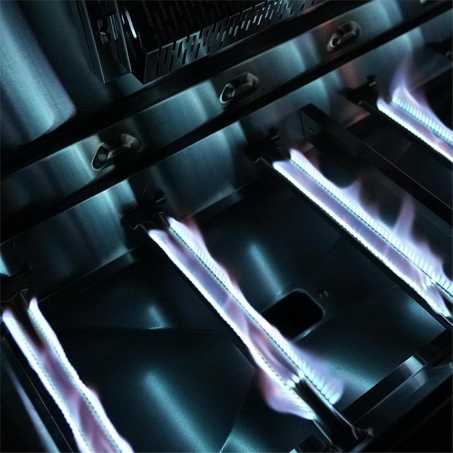TAINO PLATINUM YAMARA DARK 4+2 Gasgrill Stahl 4 Brenner Keramik Sear-Burner Keramik Backburner Piezo-Zündung Grillrost Gusseisen