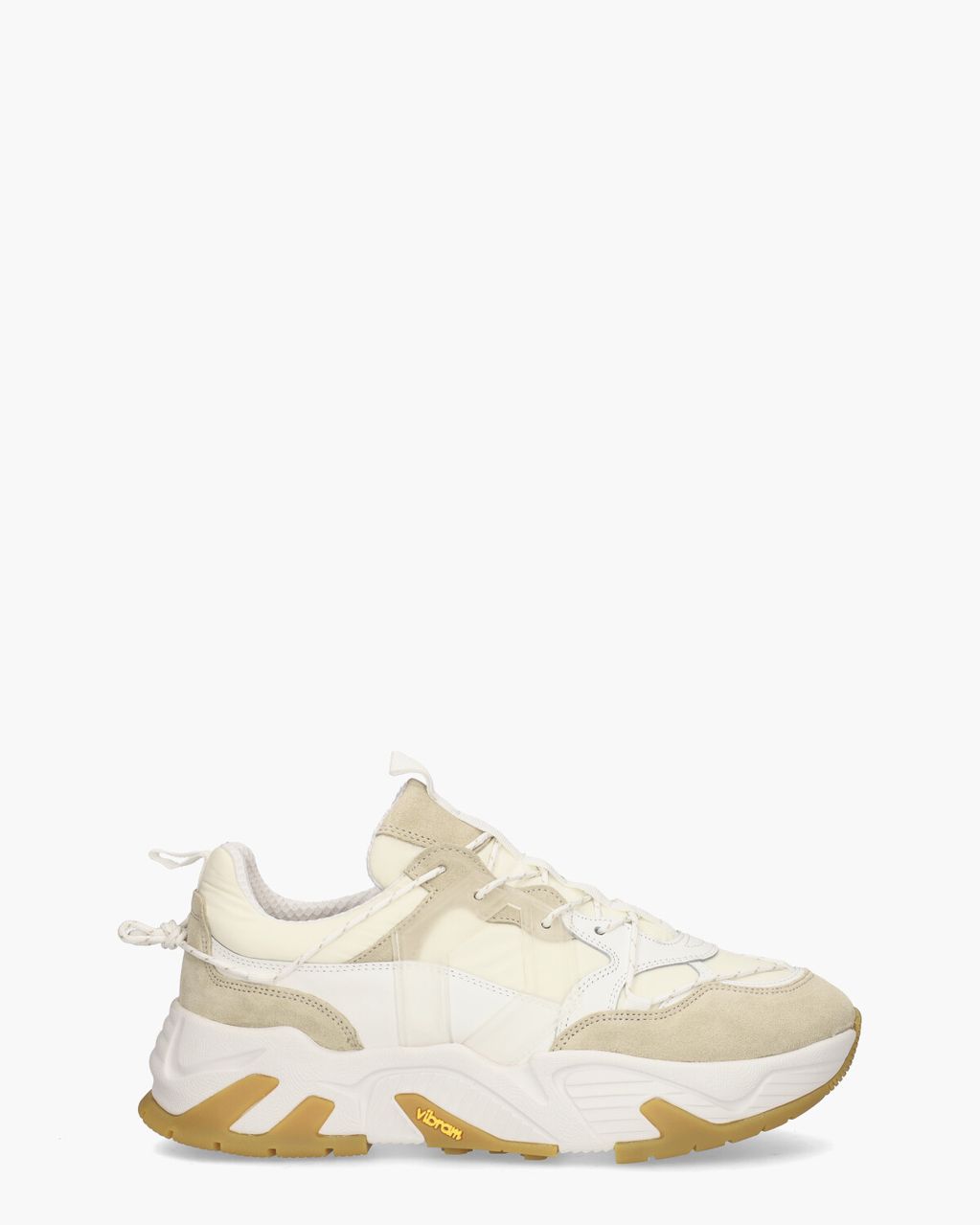 Mikakus New Boom Off-White/Beige Herensneakers