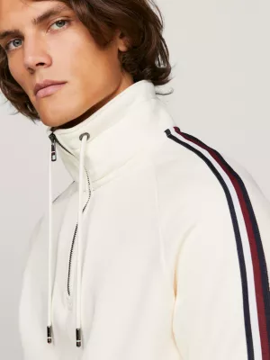 Moletom Global Stripe Flex Fleece com zíper até o peito