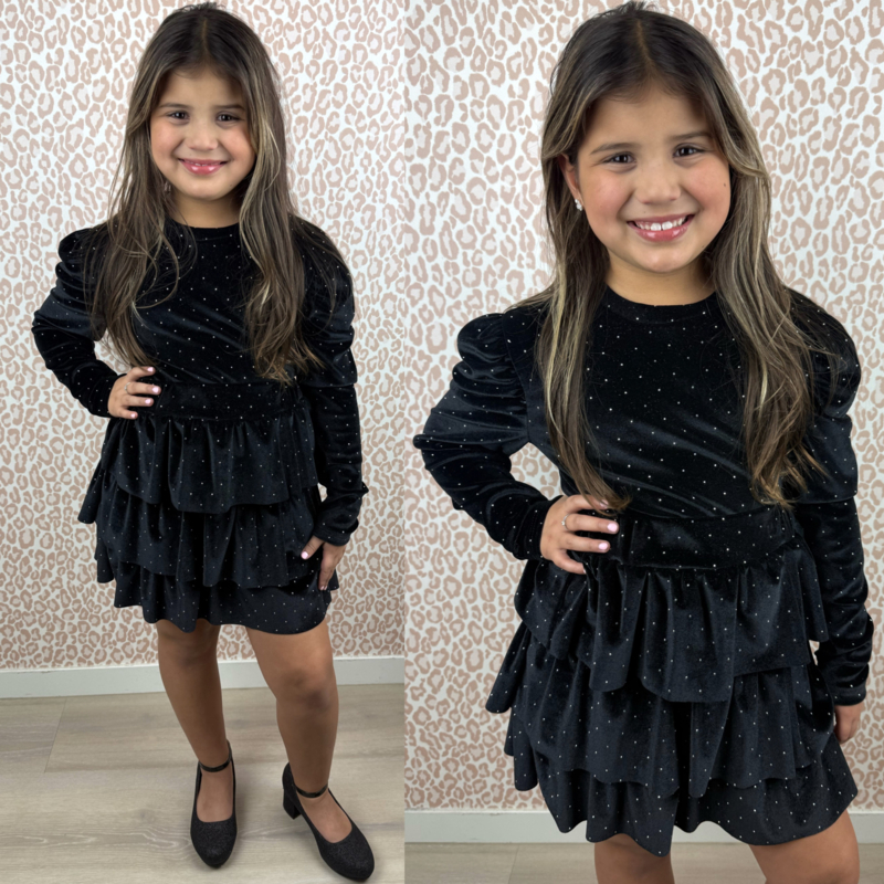 Looking sparkly set - black