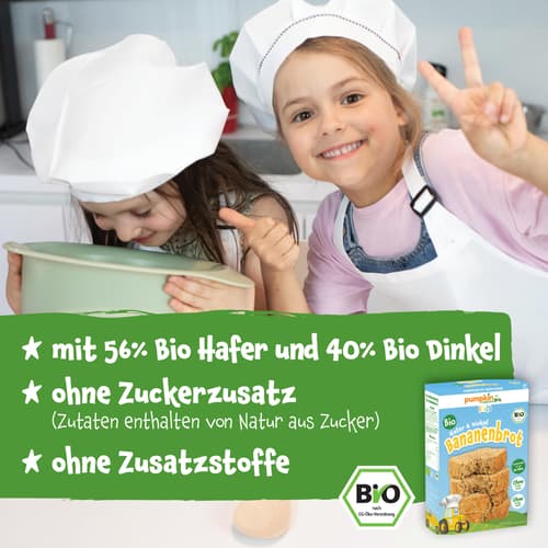 Pumpkin Organics - Bio Bananenbrot Hafer & Dinkel
