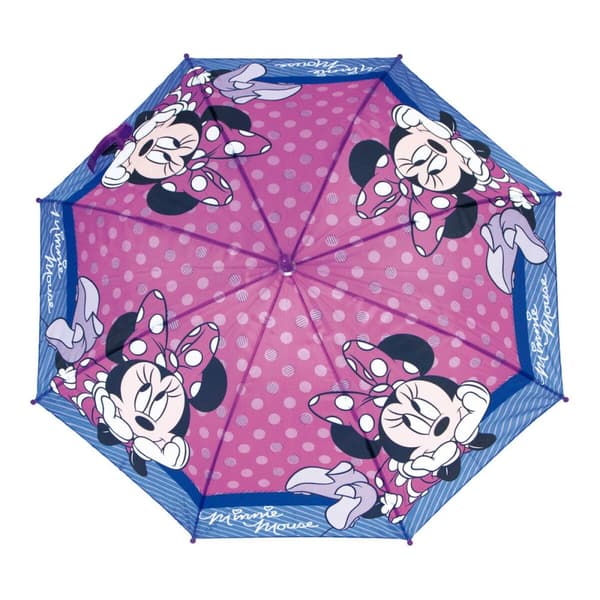 Automatisk paraply Minnie Mouse Lucky Rosa (Ø 84 cm)