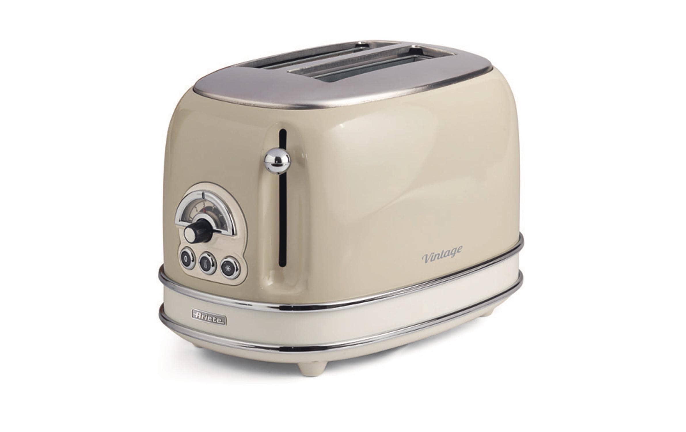 Toaster Vintage BeigeKlassischer Toaster, Beige