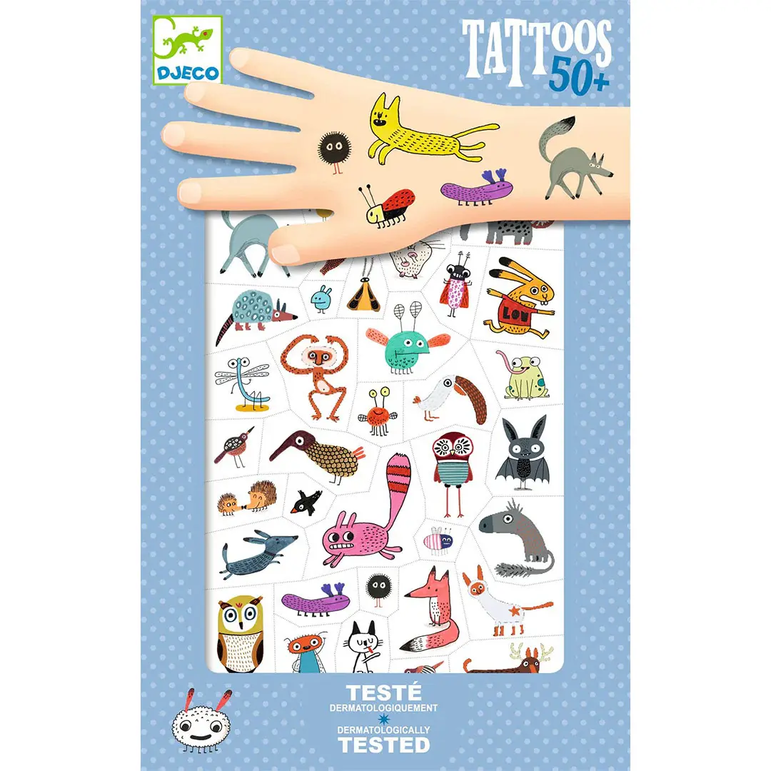 Djeco dj09911 Tattoos Kleine beestjes