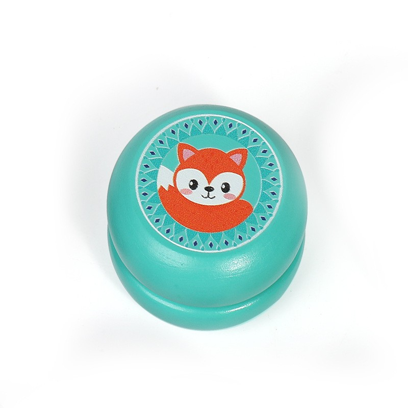 (6er Set) Holz Trick YoYo Spiel für Kinder / Erwachsene - Tiere