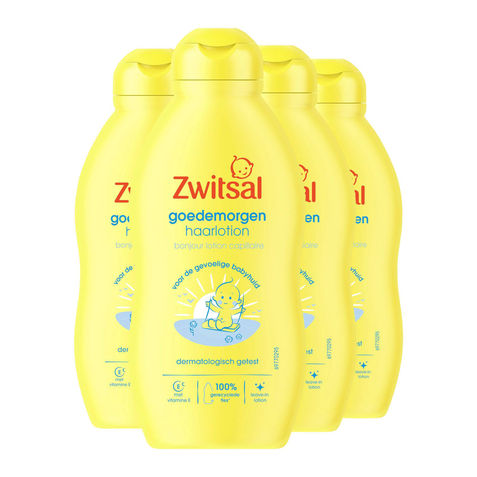 Zwitsal haarlotion Baby - 4 x 200 ml