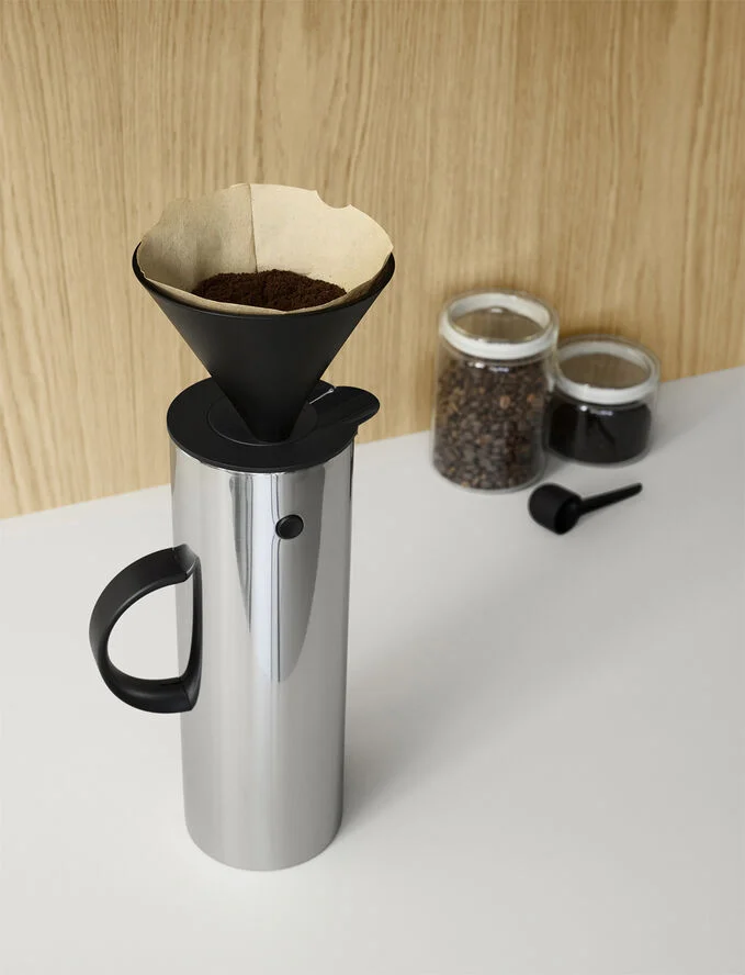 Stelton Stelton kaffetragt til termokande black Black