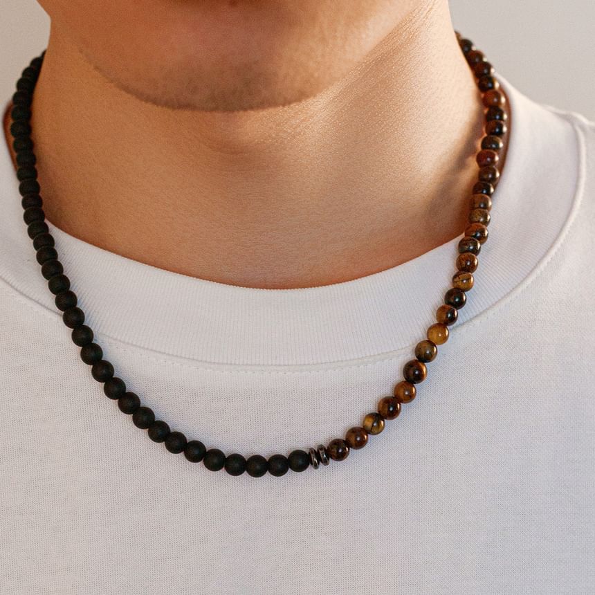 Gretlyn - Ketting met imitatie-edelsteenkralen (verschillende ontwerpen)