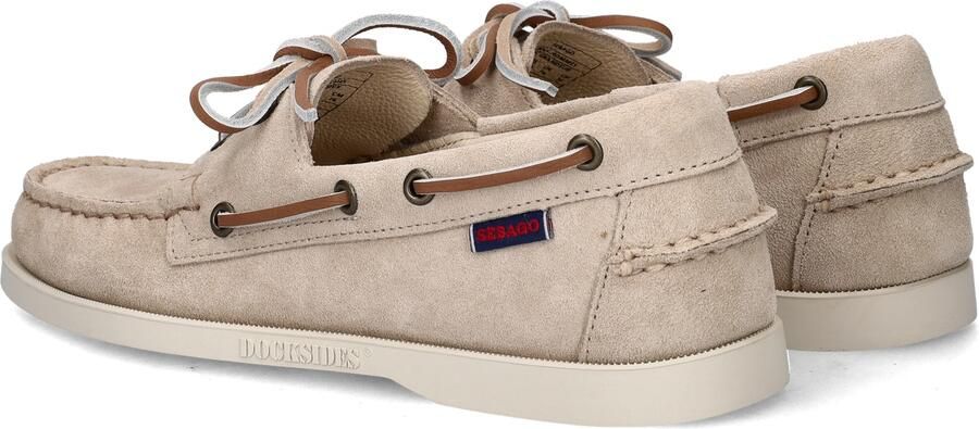 Sebago Authentic Original Boat Shoe Suede Leather Dove Grey Loafers